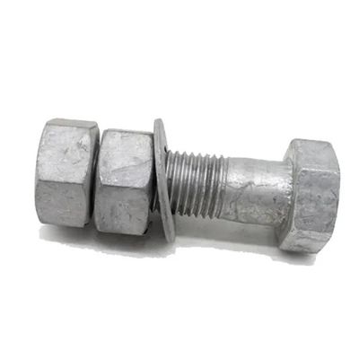 40Cr F2280 A490TC Sıcak Dövme Yüksek Mukavemetli Ağır Altıgen Cıvata Sıcak Daldırma Galvanizli
